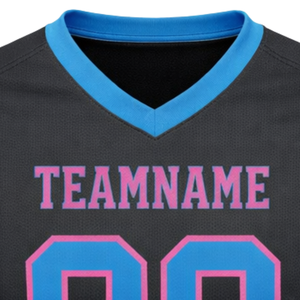 Camiseta de Fútbol Americano Sublimada Personalizada con Cuello en V, Uniforme de Equipo Transpirable de Poliéster, Fabricante OEM ODM al por Mayor - Product Image 5