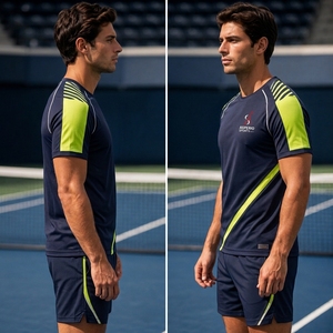Shorts de tennis et de badminton unisexes pour adultes en polyester respirant, confortables, personnalisables pour équipes, par sublimation, vente en gros, nouvelle arrivée - Product Image 4