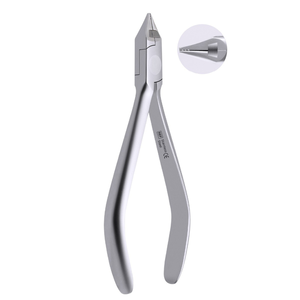 Pince à fil léger avec coupe-fil et 3 rainures, instrument de précision en acier inoxydable pour pliage de fil dentaire et coupe orthodontique - Product Image 1