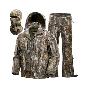 เสื้อผ้าเดินป่าล่าสัตว์กลางแจ้งลายพรางชุดผจญภัยระบายอากาศได้ดี - Product Image 1