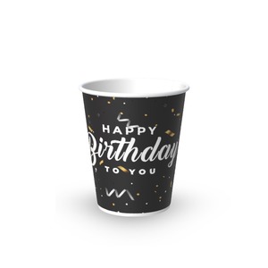 Gobelet en papier jetable écologique personnalisé de 8 oz à paroi simple avec revêtement PE, qualité alimentaire, recyclable, imprimé pour thé au lait et café Riiqi - Product Image 2