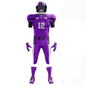 2026 New Custom Made Breathable 100% Polyester American Football Training Jerseys Uniform Set Plus Size Unisex Adult Custom Logo - Product Image 2
