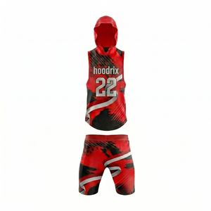 Ensemble d'uniformes de football 7v7 personnalisés, légers, haute élasticité, respirants, manches courtes, maillot et short 7 sur 7 - Product Image 2