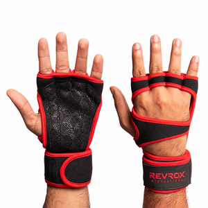 Customizable Unisex Fitness <b>Gloves</b> for Weightlifting Competition-Grade Durable <b>Leather</b> Palm Protection - Product Image 1