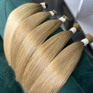 Extensiones de Cabello Humano Virgen Vietnamita Rusa, Cabello Premium a Granel, Calidad Super Double Drawn, 100g, Puntas Completas, Todos los Colores - Product Image 6