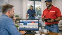 Plateforme de services locaux pour les réparations à domicile, le nettoyage et les services de beauté avec des professionnels en acier inoxydable