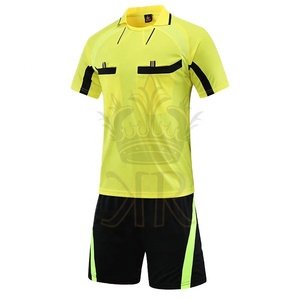 Professional Adult Unisex Soccer Referee Jersey Set INTER <b>LOCK</b> Material Heat-Transfer Printed Crew Neck Short Sleeve Custom Team - Product Image 5