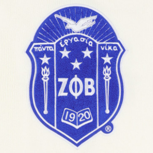 Pull en laine ivoire à col en V Zeta Phi Beta, broderie de lettres grecques ZPB, bordure côtelée, vêtements en tricot de qualité supérieure pour femmes - Product Image 3