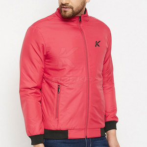 Blouson Bomber Homme Hiver 2026 en Polyester Coton à Col Montant avec Logo Frontal – Service OEM et Vente en Gros - Product Image 3