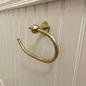 Creative Solid Brass Victorian Toilet <b>Paper</b> Holder Wall Mounted Antique <b>Tissue</b> Roll Dispenser for Bathrooms Elegant Handmade - Product Image 6