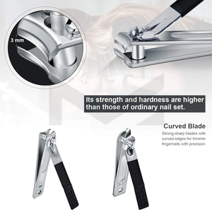 OEM Factory Professional 18-Piece High Quality Stainless Steel Manicure <b>Set</b> <b>Nail</b> Cutter & Cuticle Nippers Lightweight Kit - Product Image 3