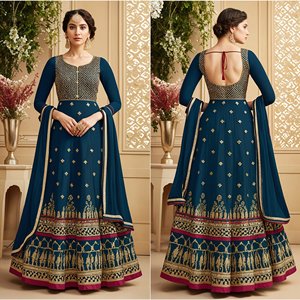 Traje Anarkali Sharuwal Traje Anarkali Trajes Mujeres Elegancia tradicional para cada ocasión - Product Image 1