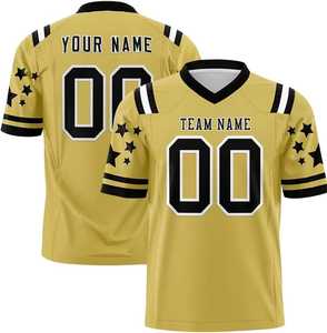 Jersey de Fútbol Americano de Moda en EE. UU., Materiales de Alta Calidad, Cuello en V, Jersey de Fútbol Americano de Buena Calidad, Impresión por Sublimación - Product Image 1