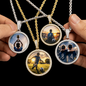 Custom Iced Out Memory Pendants Necklace Hip Hop Custom Photo <b>Locket</b> Picture Pendant Photo Pendant with Picture - Product Image 3