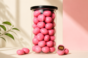 Pink <b>Chocolates</b> And Sweets With Guava Fruits Crafted For <b>Chocolate</b> Wholesale Importers In Custom Box - Product Image 6