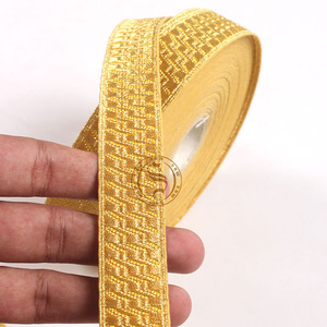 Dentelle tressée B&S personnalisable pour tenues de cérémonie, pour uniformes de pilote, dentelle argentée pour uniformes d'aviation - Product Image 5