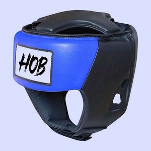 Protector de Cabeza de Cuero PU Blanco y Negro con Cobertura Facial y Cierre de Gancho y Bucle, Unisex para Adultos - Product Image 2