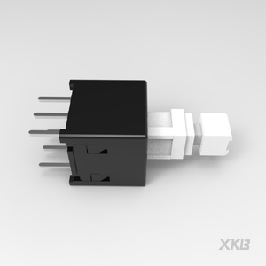 สวิตช์ปุ่มกดแบบไม่ล็อค XKB Connection รุ่น XKB8585-W-170 แบบ Through Hole 100mA 30V 1.6N ปุ่มสี่เหลี่ยมสีขาว มาตรฐาน ROHS - Product Image 2