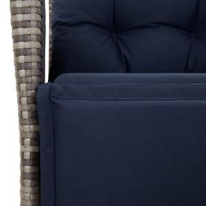 Ensemble de salle à manger de jardin bleu marine et gris - Product Image 5