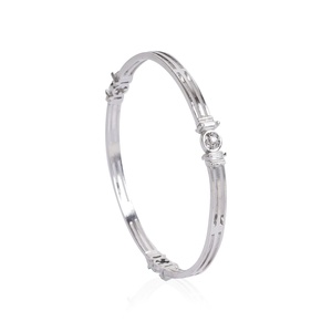 Par de Brazaletes Modernos de Latón con Circonitas, Estilo Bollywood Punjabi, Brazaletes de Novia Indios, Joyería Étnica, Regalo para Ella - Product Image 2