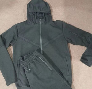 Survêtement de jogging noir pour homme, coupe ajustée, en molleton technique OEM, respirant, imprimé, pour l'hiver, taille [taille du produit] - Product Image 2