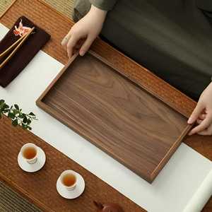 Plateau de service vintage en bois naturel de haute qualité, plateau en bois de couleur délavée haut de gamme pour restaurant, bateau de service en bois pour sushi et fêtes - Product Image 4