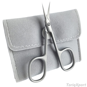 Tijeras Profesionales para Cutículas de Acero Inoxidable con Mango Plateado en Forma Personalizada, para Manicura y Corte de Uñas - Product Image 6