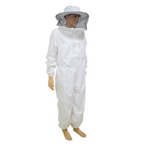 Combinaison intégrale kaki réfléchissante en polyester à manches longues pour l'apiculture – Équipement de sécurité - Product Image 2