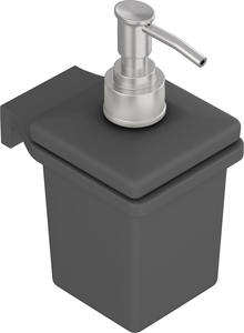 Distributeur carré moderne pour cuisine et salle de bain – Ensemble de bouteilles à pompe en plastique transparent rechargeables pour savon vaisselle et désinfectant - Product Image 2