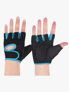 Guantes de Ciclismo y Gimnasio Transpirables de Media Mano de Cuero de Buena Calidad, Unisex, Antideslizantes y Cómodos - Product Image 3