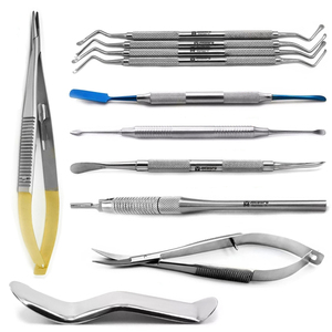 Juego de Instrumentos de Microcirugía Oral Periodontal de Acero Inoxidable, Instrumentos Quirúrgicos Dentales Manuales Reutilizables de Alta Calidad para Implantes - Product Image 1