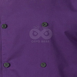 Veste de chef à manches longues de qualité supérieure pour hommes, blanche, à double boutonnage, pour la cuisine et les restaurants - Product Image 4