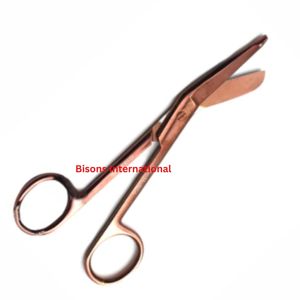 Tijeras Médicas BISONS al por Mayor, Color Oro Rosa, Recubiertas de Acero Inoxidable - Product Image 3