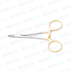 Porte-aiguille Derf TC en acier inoxydable, instrument chirurgical orthopédique manuel - Product Image 5