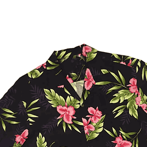 Nouvelle Arrivée Chemises Hawaïennes Décontractées à Manches Courtes Unies pour Hommes, 100% Coton Respirant à Séchage Rapide, Personnalisables, pour les Vacances, en Tissu Éponge - Product Image 4