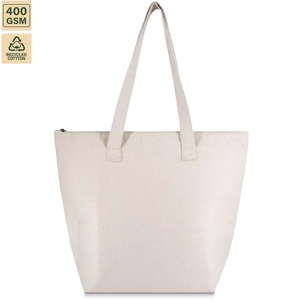 Bolsa Térmica Personalizada de Algodón Reciclado, Bolsa de Compras Grande, Bolsa para Almuerzo, Forro de Papel de Aluminio, 47x40x15cm, Venta al Por Mayor OEM - Product Image 2