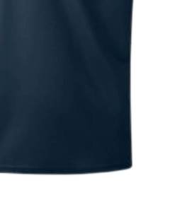 Polo Personalizado de Manga Corta para Hombre, Mezcla de Algodón Premium, Diseño con Paneles en Azul Marino, Amarillo y Blanco, Ropa de Golf Informal y Transpirable, OEM - Product Image 6