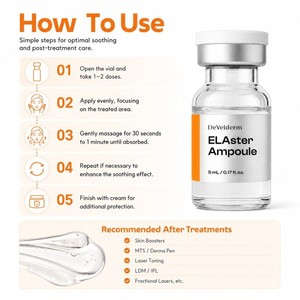 Ampoule de beauté coréenne PDRN 5 ml, traitement revitalisant, réparation cutanée, sérum anti-inflammatoire, booster apaisant et hydratant - Product Image 6