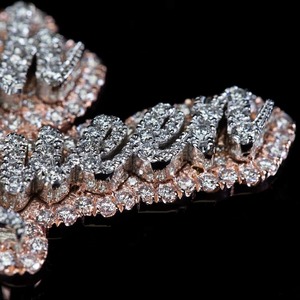 Collar con Colgante de Diamante VVS1 en Oro Sólido de 10K, Elegante y de Alta Calidad, ZAWO, Joyería de Lujo Unisex, Regalo, Mejores Precios, India Ice Craft - Product Image 6