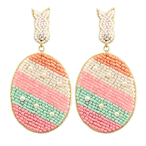 ไข่อีสเตอร์ประดับลูกปัดใหม่ ไข่อีสเตอร์ประดับลูกปัดที่ดีที่สุดจากอินเดีย ทำด้วยมือสำหรับผู้หญิงและเด็กผู้หญิง โดย MULTI CRAFT - Product Image 1