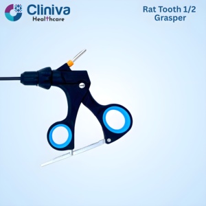 <b>Laparoscopic</b> Rat Tooth 1/2 Grasper Manual <b>Laparoscopic</b> <b>Instruments</b> Surgical <b>Instrument</b> Set - Product Image 4