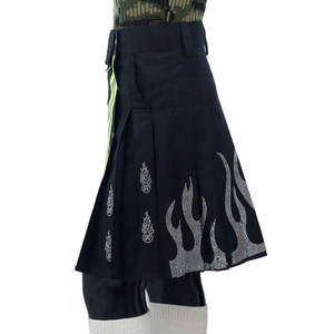 Kilt utilitaire noir FIRE DESIGN pour hommes, vêtements de travail pour pompiers et kilt d'extérieur 2026 - Product Image 3