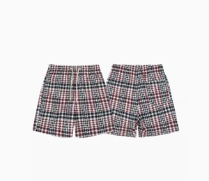 <b>Men's</b> Solid Woven <b>Shorts</b> Mid Waist Drawstring Casual Style Breathable Polyester Fabric Lightweight 180g Tie-Dyed - Product Image 6