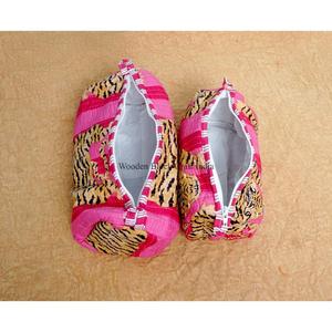 New Arrival Wholesale Handcrafted TIGER printed Pure 100% Cotton Vanity Set Traveling Makeup Bag Cosmetic Organizer - Product Image 6