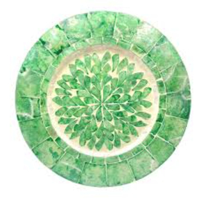 Eco-Friendly Natural Mother Of Pearl Sea Shell Inlay Wood Charger <b>Plate</b> Round Luxury <b>Decorative</b> <b>Plate</b> For Wedding & Hotel Table - Product Image 4