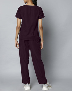 Conjunto de Uniformes Médicos Unisex de Alta Calidad Personalizados para Hospital, Dentista y Salón de Belleza, Pantalones de Campana Ajustados y Cómodos, Venta al Por Mayor 2026 - Product Image 2