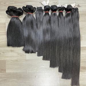 Raw Straight Double Drawn 18 pulgadas 100% Extensión de cabello humano vietnamita Cutícula alineada Tejiendo el cabello Bestseller para mujeres negras - Product Image 5