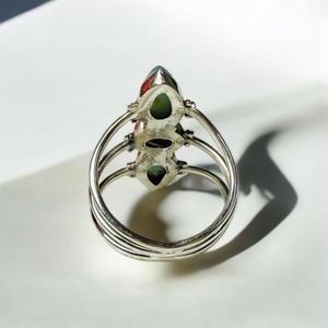 Bague en pierre précieuse Larimar naturelle, argent sterling 925, bague en pierre bleue faite à la main pour femmes, fabricant de bijoux en gros - Product Image 3