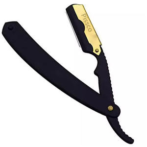 Rasoirs de rasage pour hommes, rasoir manuel en acier inoxydable, rasoir de sécurité à bord droit pour la barbe - Product Image 2