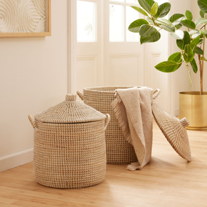 Juego de Cestas de Almacenamiento de Mimbre Rústico para Organización de Dormitorios, Material Ecológico Natural, Cestas Tejidas, Precio al por Mayor para Importadores Globales - Product Image 6